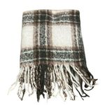 NWT Plaid Fringe scarf Photo 0