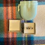 Ross Simons sterling sapphire and diamond accent ring size 9 Photo 1