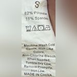 Mustard White Tie Bikini Top Women's Sz Small Gold Photo 3