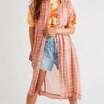 Free People  Isabel Plaid Maxi Top Dress Photo 6