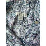 J. Jill Women’s Love Linen Essential Shirt Button Down Long Sleeve Paisley Purple Size undefined Photo 2