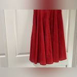 Hutch Reese Dress Red Polka Dot Size Medium A-Line Swingy Flowy Cutout Bow Cute Photo 4