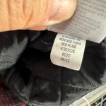 Banana Republic  Wool Blend Peacoat XS Red Black Plaid Preppy Grunge Mod Punk 90s Photo 4