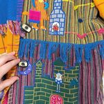 Maggie Barnes Vintage Bright Embroidered Patchwork Art to Wear Coat Size 2X Photo 6