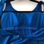 No Boundaries  One Piece Swimsuit Cheeky High Leg Removable Cups Wink Blue XL Photo 2