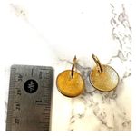 Orange and blue circle earrings Photo 4