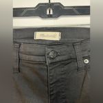 Madewell  10” high rise skinny black jeans size 28 tall Photo 2