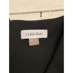 Calvin Klein  Black Sleeveless V-Neck Wide Leg Belted Jumpsuit Women's size 4 Photo 9