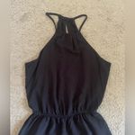 Hollister Romper - Black Spaghetti Strap Halter Top, Size Small Photo 1