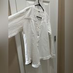 Free People  Yucca Double Cloth Top in optic white Size Small oversized Photo 9