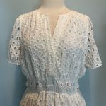 Anthropologie The Somerset Collection Eyelet Edition White Maxi Dress size XL Photo 8