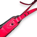 Nine West  Womens Purse Handbag Shoulder Bag Crossbody Red Black Zipper Accent Photo 11