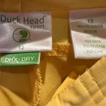 Duck head  Yellow Sport Shorts Size 12 Women’s Activewear DHX-Dry Photo 4