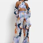 River Island NWT  Women's Multicolor Halter Neck Crop Top Size US 10 B8.1 Photo 8