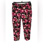 Banana Republic Banana Republic Avery Floral Print Tapered Ankle Trouser Pants Size 2 Short Photo 2