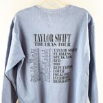Comfort Colors Taylor Swift Eras Tour Graphic Crewneck Sweatshirt Blue Medium Photo 6