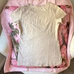 Guess y2k 2000s mcbling denim nude rhinestone logo tee shirt with tiger Photo 3