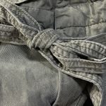 American Eagle  Women's Wide Leg Trouser Pant Moss Green Paper bag Tie Size  12 Photo 2