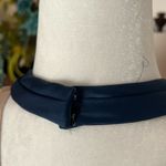 BCBG Max Azria Navy Satin Halter Evening Gown Size 6 Maxi Dress BodiceFormal Photo 7