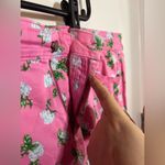 Charter Club  Women's Bristol Printed Skinny Ankle Jeans Hot Pink Flowers Size 12 Photo 11