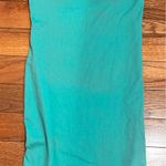 ZARA green bodycon Tank Sleeveless back slit midi dress size M Photo 4