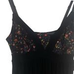 Cynthia Rowley NWT  New York Sleepwear XS black lace chemise night gown Photo 3