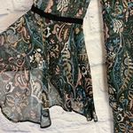 Veronica Beard  Denver green floral sheet silk dress 4 Photo 3
