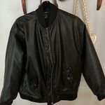 Forever 21  Leather Bomber Jacket Photo 0