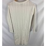 NWOT Area Stars Cable Knit Sweater Dress size small White Photo 4