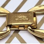 Vintage Napier Statement Chain Necklace Bold Classy Gold Tone Curb Link 24" Flat Photo 8