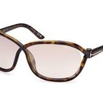 Tom Ford  SUNGLASSES FT1069 52G Dark Havana / Brown Mirror Photo 0