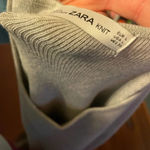 ZARA RUFFLE SHOULDER SWEATER DRESS Photo 1