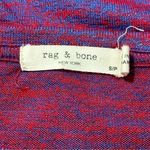 Rag and Bone  Women’s Size S Red Blue Space Dye Slim Longsleeve Knit Top Shirt Photo 8