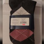 Gap NWT  Women's Gray Pink Argyle Ankle Socks One Size Fits All Photo 1