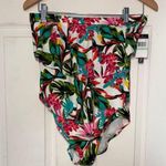 Jantzen  Floral Strapless One Piece Swimsuit Photo 0
