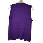 Vintage Classic Fashions Purple Sweater Vest‎ Photo 2