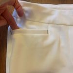 Cato NWT Stretch Pants Small Petite White Mid-Rise Slim Poly / Spandex classic Photo 2
