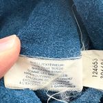 Vintage Y2K Old Navy Suede Leather Purse Blue Teal 11"x9.75" Photo 6