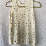 Oscar de la Renta Vintage  Beaded Sweater Tank Photo 6