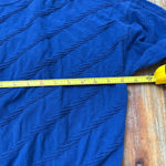 Anthropologie Saturday Sunday Blue Crew Neck Textured Puff Sleeve Tee Large Photo 8