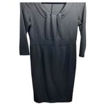 Lands' End Land’s End 3/4 Sleeve Ponte Knit Dress S Photo 4