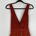 Free People Free‎ People Women's Copper Corduroy Old School Love Overall Dress Size 2 Photo 7