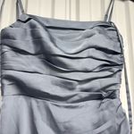 Azazie NWT  Strapless Light Blue Gown 4 Photo 3