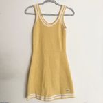 Alo Yoga Tennis Club Sweater Knit Dress Warm Butter/White S Photo 7