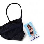Kathy Ireland Y2k deadstock textured black bikini top Photo 2