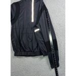 Fabletics  Windbreaker Jacket Women Large 1/4‎ Zip Nylon Reflective Mock Neck Photo 5