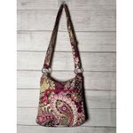 Vera Bradley  Shoulder Bag Purse Purple & Pink‎ Flower Print 11x11x2 Photo 15