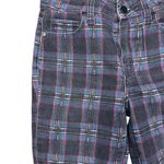 Paige Women's Hoxton Ankle Skinny Jeans Size 25 Black Atlantic Tartan Plaid Photo 3