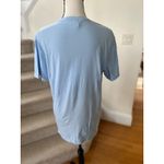 Light Blue Crewneck Short Sleeve Summer & Aperol Spritz Orange Graphic T Photo 4