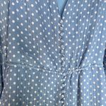 Jonathan Simkhai Caroline polka-dot baby blue silk playsuit romper size S small Photo 5